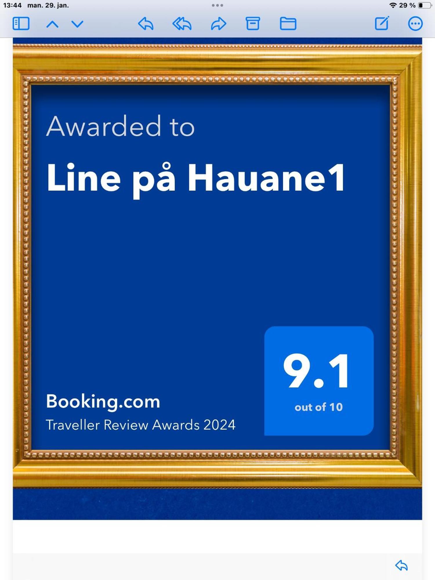 Line Pa Hauane1 Bed & Breakfast Volda Bagian luar foto